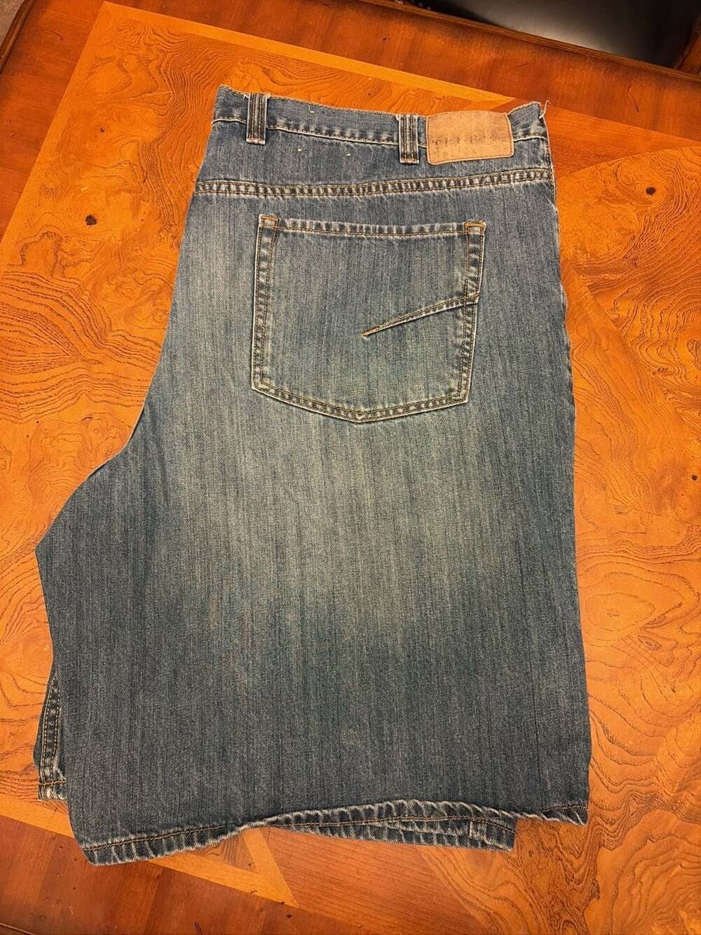 True Nation Relaxed Fit Blue Denim Shorts Size 46